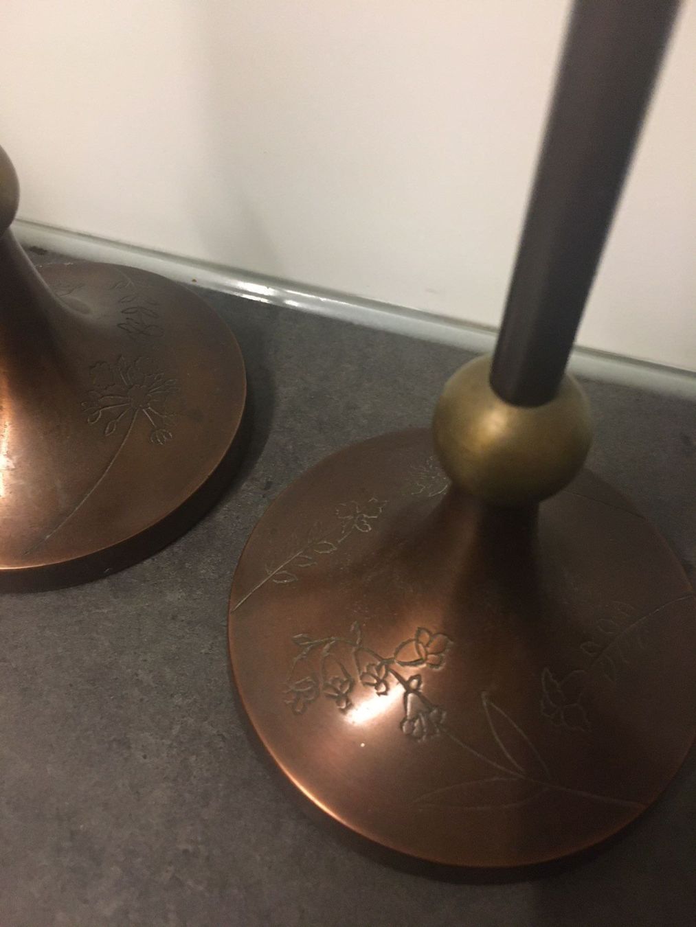 Portacandele: 2 Antike Kerzenständer Messing – Usato da Baden venduto da swiss-alps 5