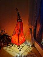 Rote marokkanische Henna Lampe, Top!