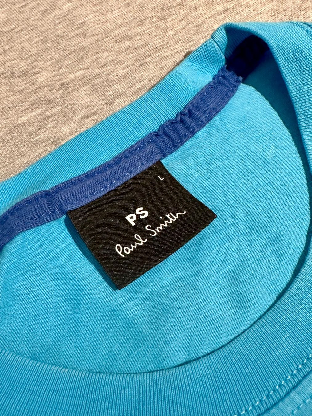 Paul Smith T-shirt: T-Shirt Paul Smith L Blau – Usato da Langendorf venduto da Stadtkind 1