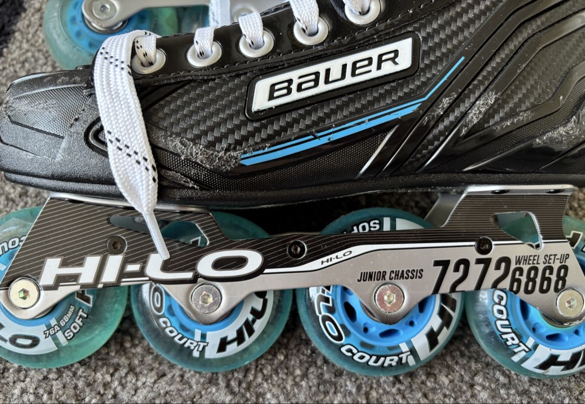 Bauer Patins à roul. & inline: Inlineskates Bauer Grösse 4 Junior Chassis Hi-Lo – D'occasion à Farnern par Zwerg-Nase 2