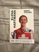 Autogramm Elena Hartmann Swiss Cycling Grösse S guter Zustan