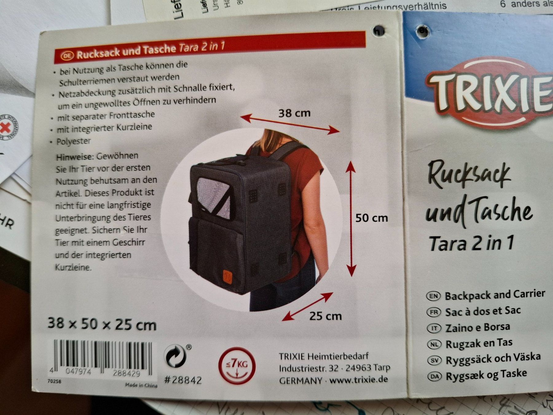 Trixie Cucce & Letti: Transportkorb Katze – Usato da Zürich venduto da Uo2 3