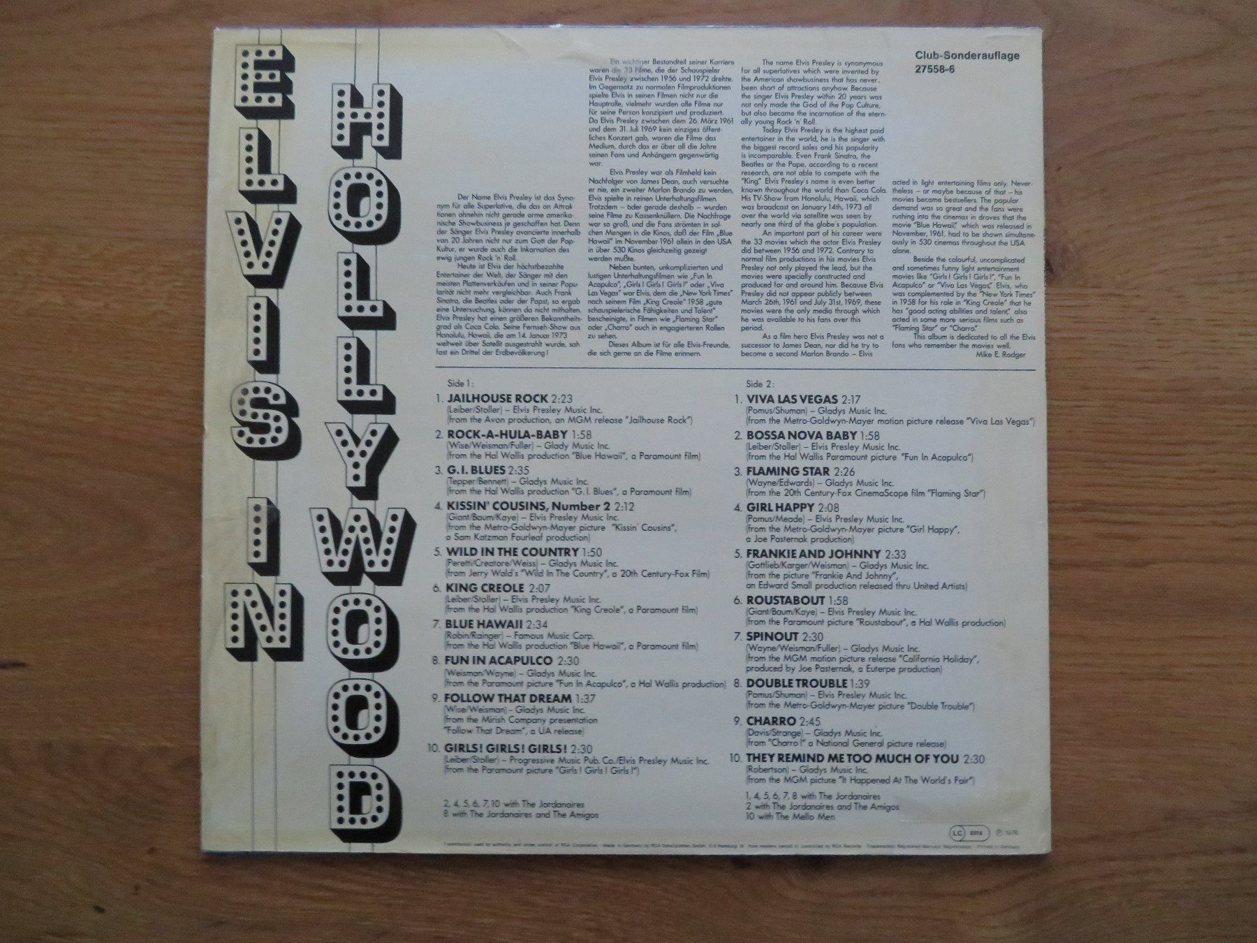 Schallplatten: ELVIS PRESLEY HOLLYWOOD – Neu (gemäss Beschreibung) aus Zürich von max_cp5f 1