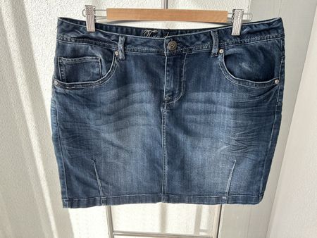 Blue Denim Mini Skirt - Perfect for Summer Outings!