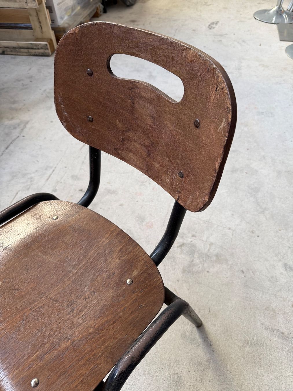Sedie: Vintage, Stuhl, Schule, Holz, Rustikal – Usato da Lenzburg venduto da AlessioMichelli 5