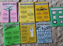 REPORTAGEN Zeitschriften Konvolut 7 Stk supi Zustand