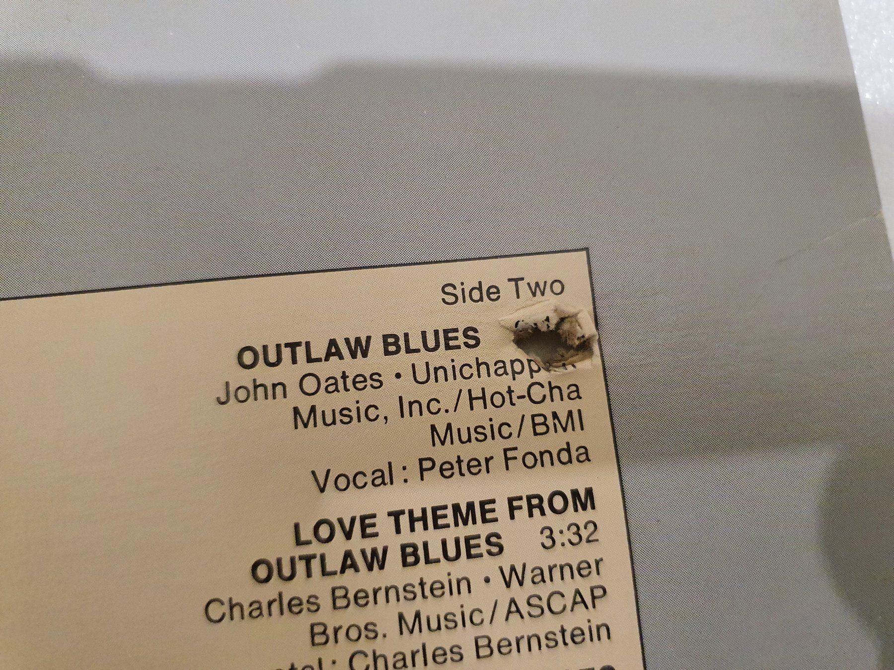 Dischi in vinile: Music From Outlaw Blues – Usato da Uster venduto da Vinyl-Leidenschaft 3