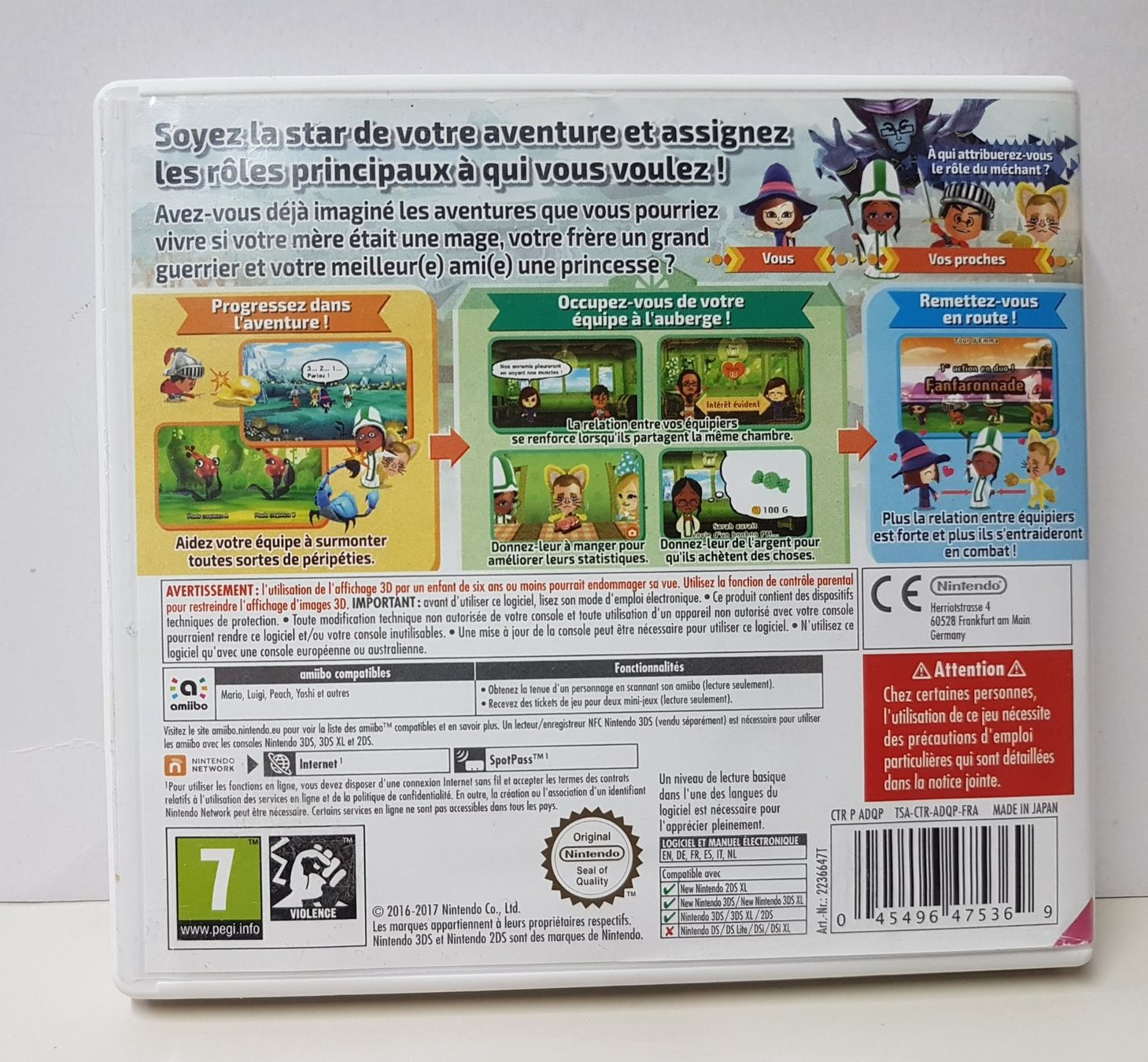 Nintendo Giochi: 😎 Miitopia grosse Abenteuerreise   3DS – Usato da Schüpfheim venduto da Games_Spielkonsolen 1