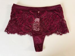 BELDONA, String-Panty FAYOLA, Grösse XS, Farbe Bordeaux-Rot