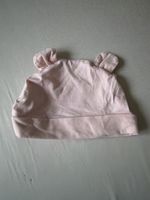 Baby Mütze mit Ohren rosa Baumwolle