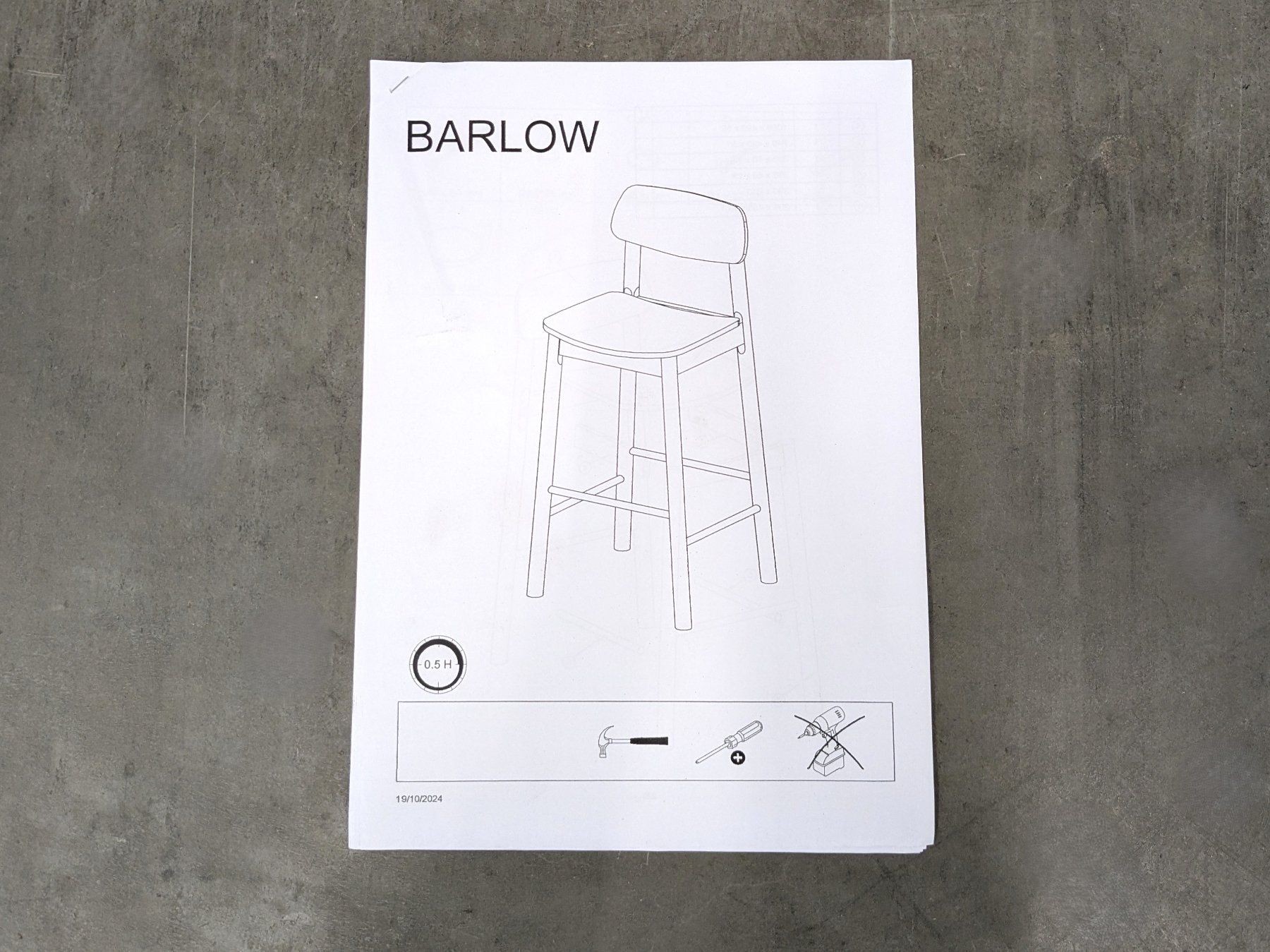 Sgabelli: ACTONA Barhocker Barlow mit Lehne – Nuovo (secondo la descrizione) da Dintikon venduto da Restwert_Dintikon 8