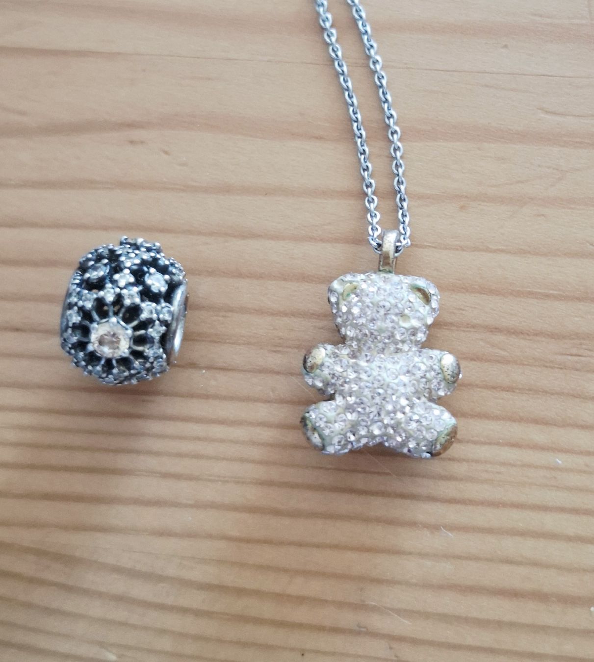 Sonstiger Schmuck: Lot Pandora bead, Swarovski 🐻, Ti Sento chain silver 925 – Gebraucht aus Leysin von Libelluli 4