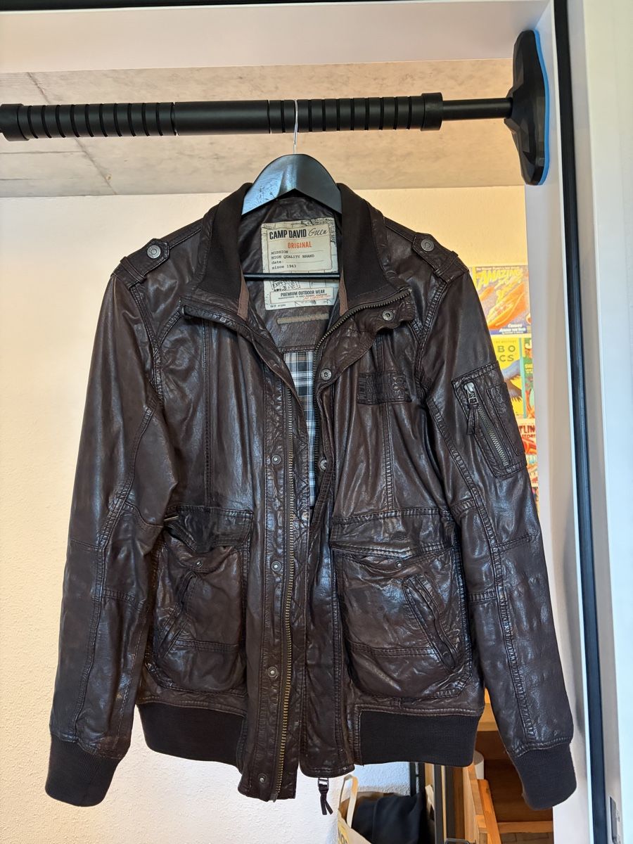 Camp David Giacche: Lederjacke Camp David Grösse M – Usato da Freidorf TG venduto da P.Saui