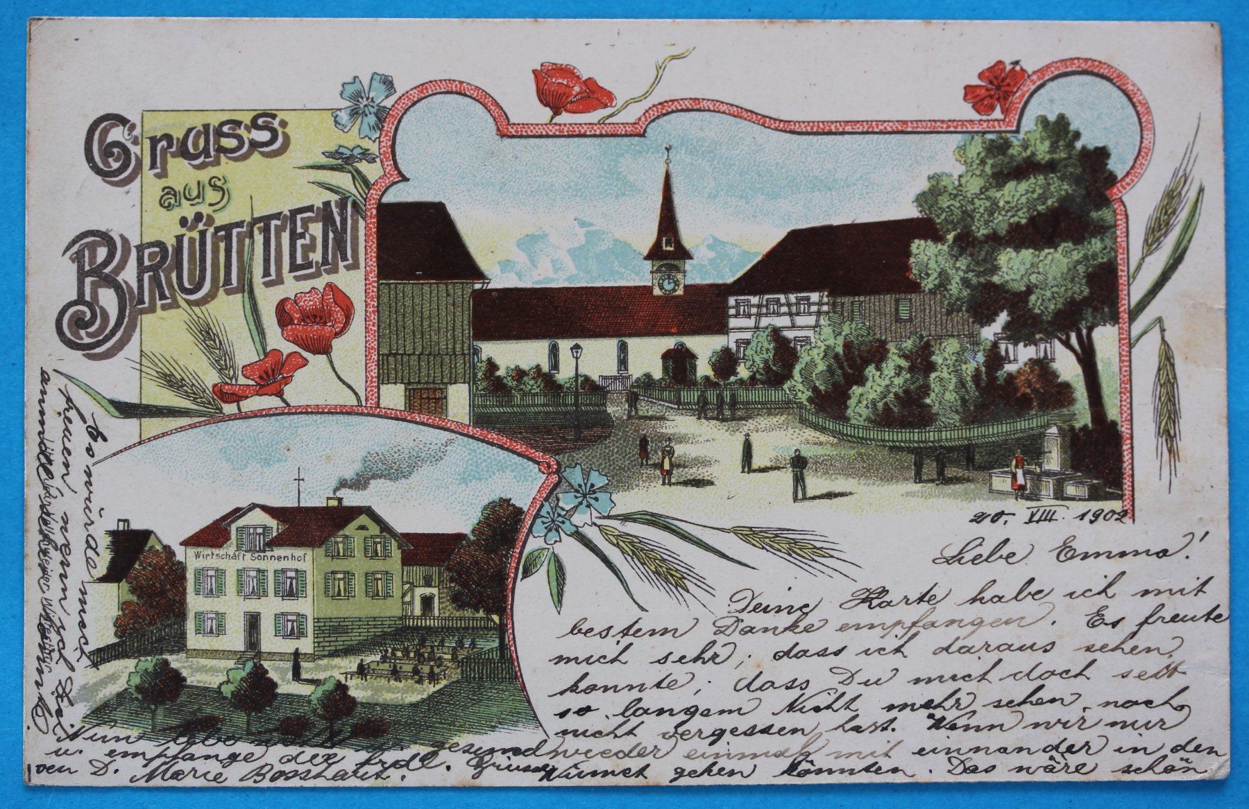 Ansichtskarten: BRüTTEN LITHO AK – Gebraucht aus Lotzwil von pirolh