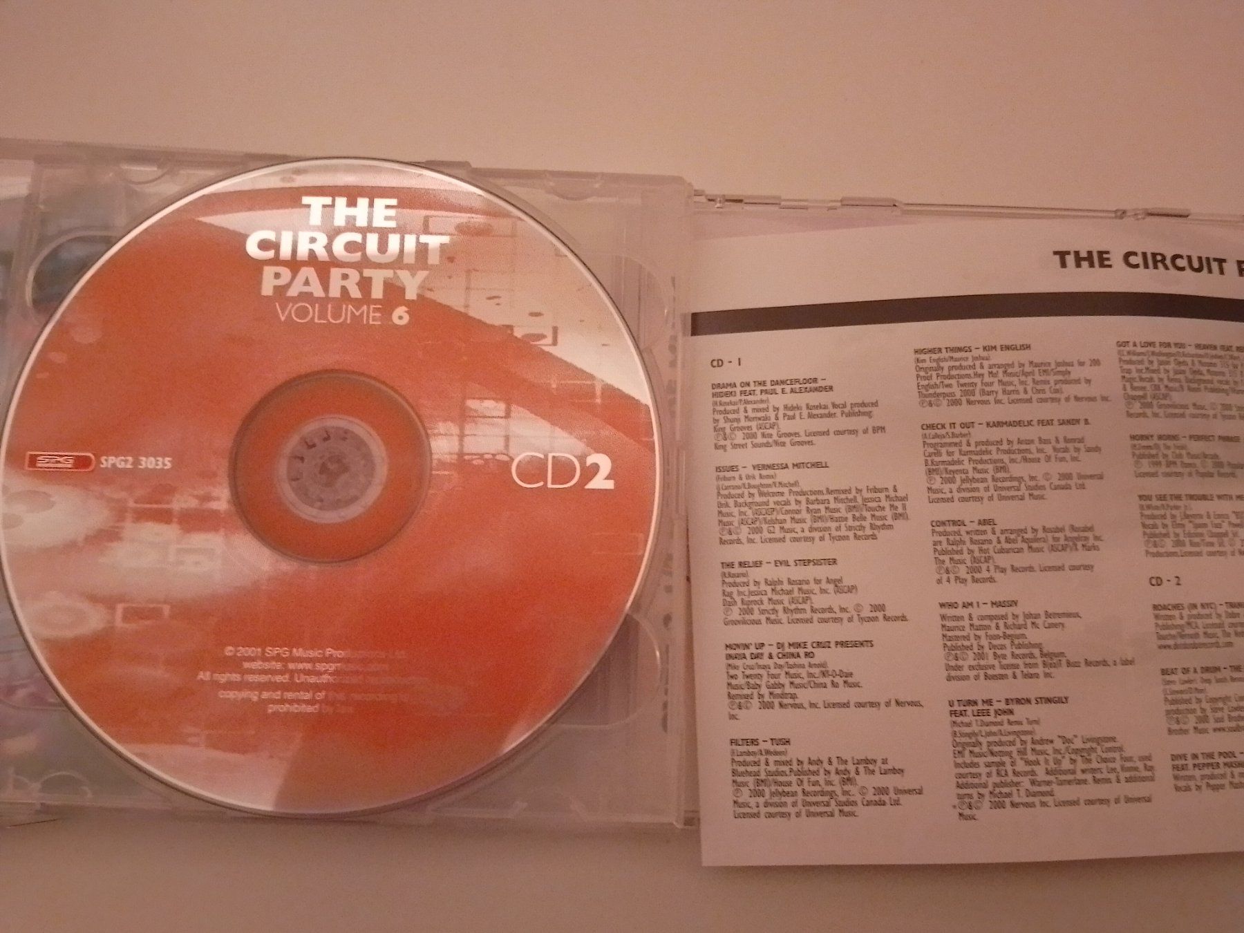 CD: CD The circuit party vol. 8 - 2003 double CD mix – Usato da Echandens venduto da Gamora32 2