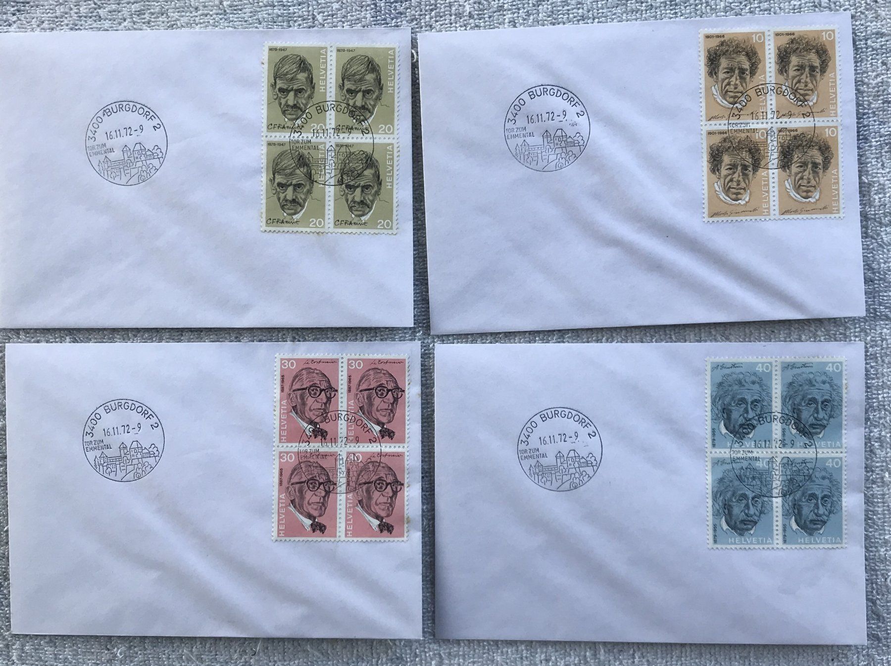 Tutti i francobolli: LOT BRIEFUMSCHLÄGE – Usato da Ostermundigen venduto da Heavenmaus75