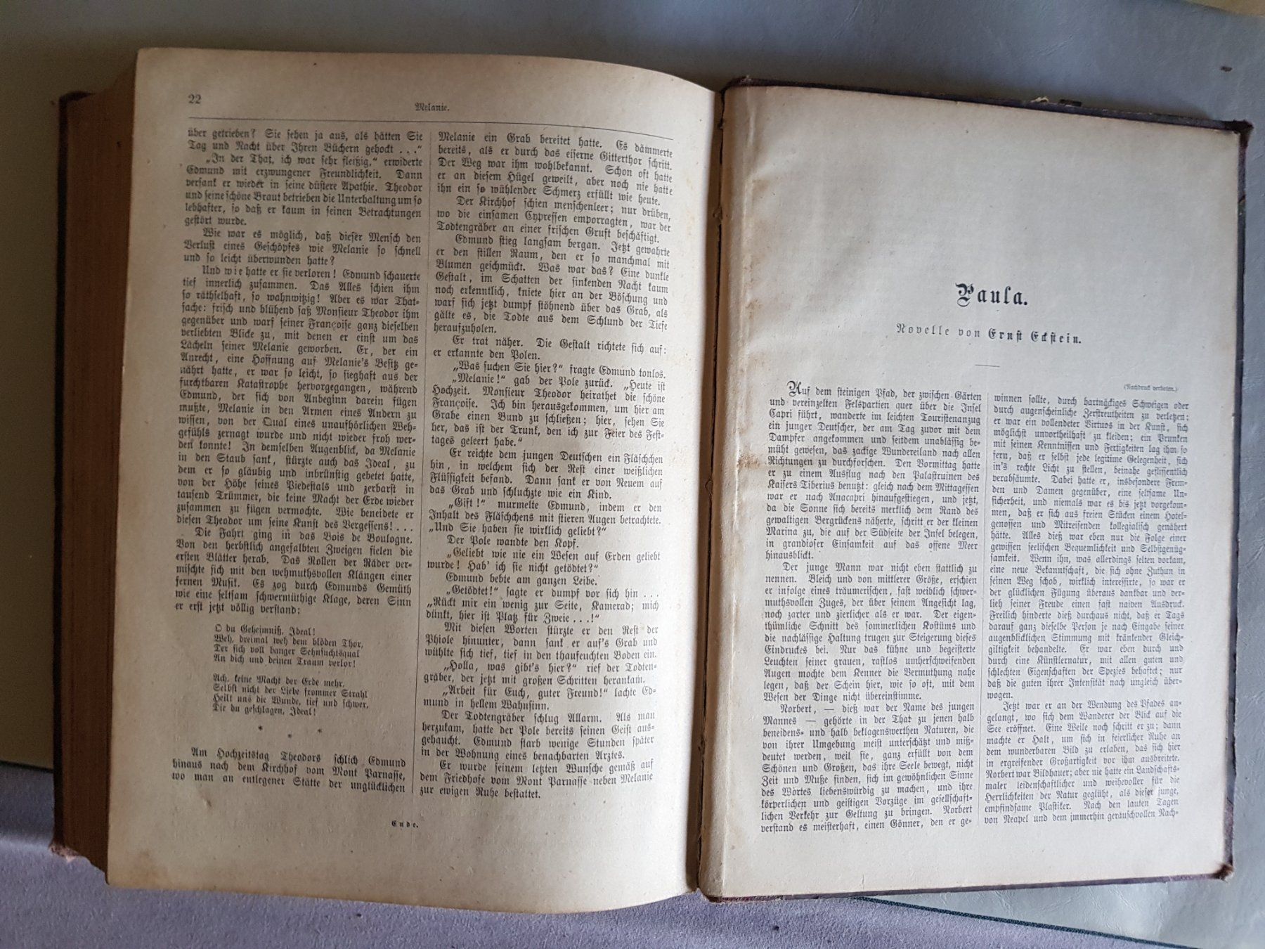 Bücher: antikes Buch: Sorgenlose Stunden - 1875 - Hackländer – Gebraucht aus Walterswil BE von Lonitti 3