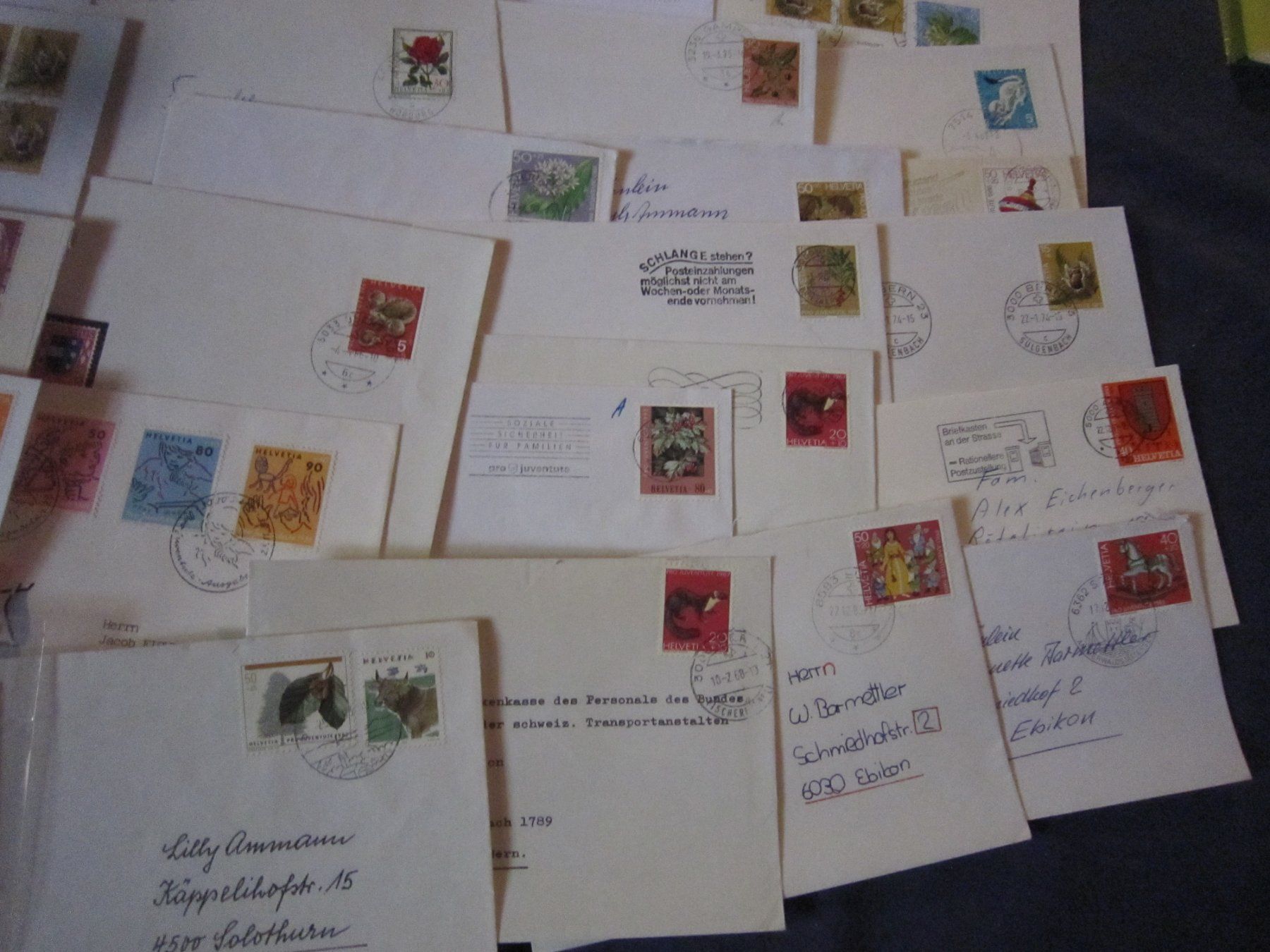 Tutti i francobolli: V1 kleine Sammlung Pro Juventute – Usato da Giubiasco venduto da sal_9j6w 4