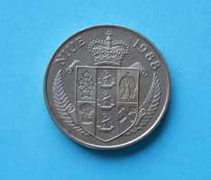 Münze Niue 5 Dollars 1988