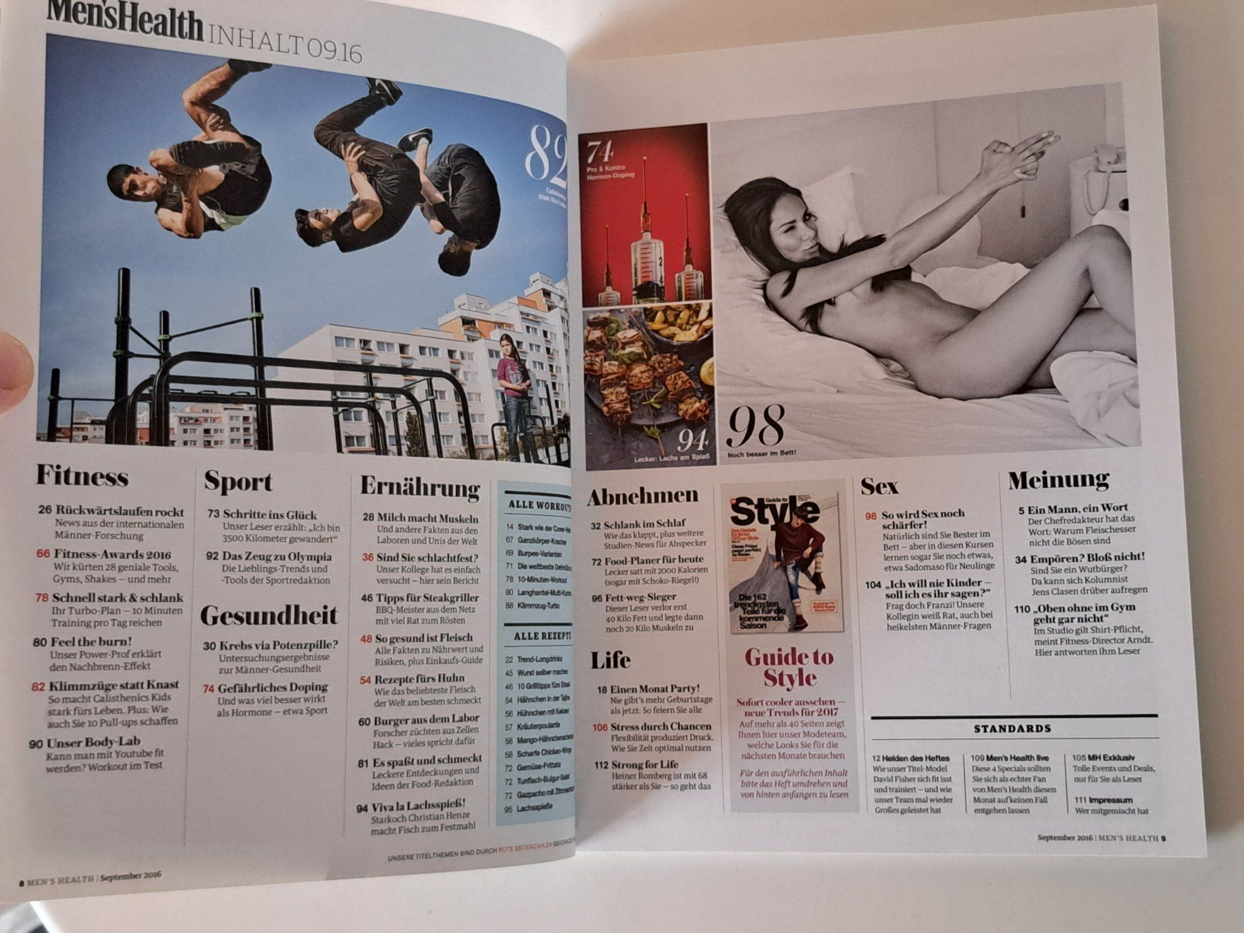 Riviste & Magazine: MEN'S HEALTH - September 2016 – Usato da Wichtrach venduto da LuckyLuke69 2