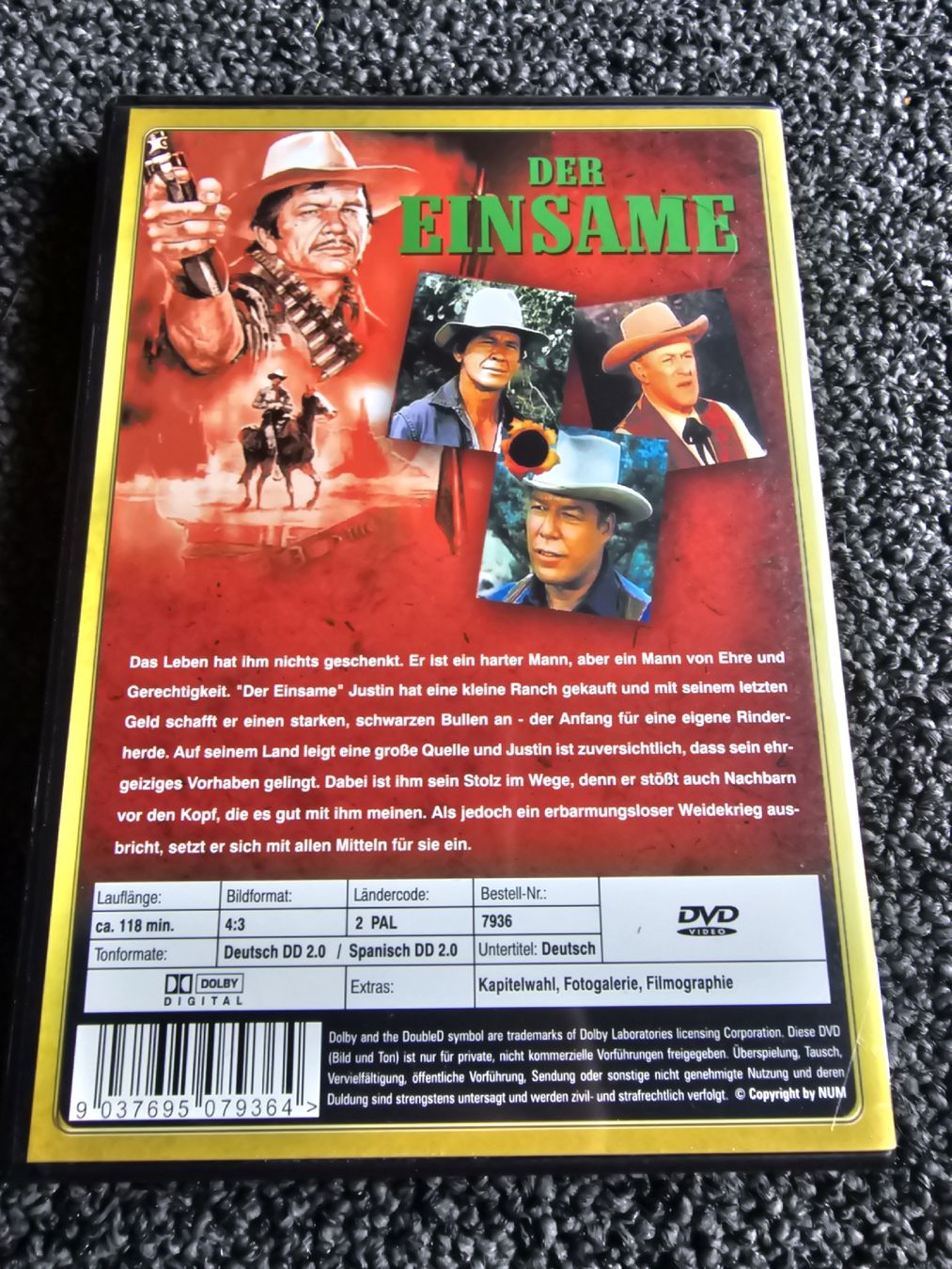 Tous les DVDs: DVD Der Einsame (23264) – D'occasion à Ruswil par jan_bxl5 1