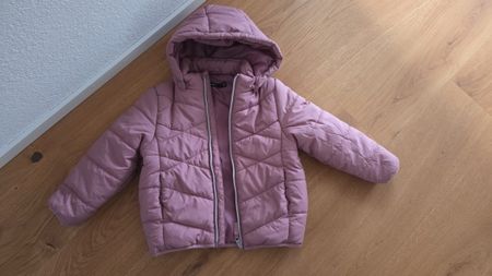 Steppjacke Kinder rosa mit Kapuze neu Name It
