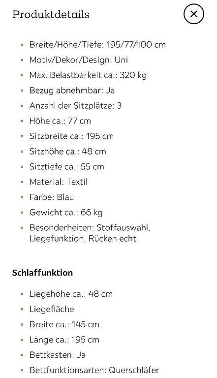Sofas: Schlafsofa – D'occasion à Boswil par sim_wz2s 4