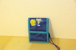 Kinder Portemonnaie mit Halsschnur, blau