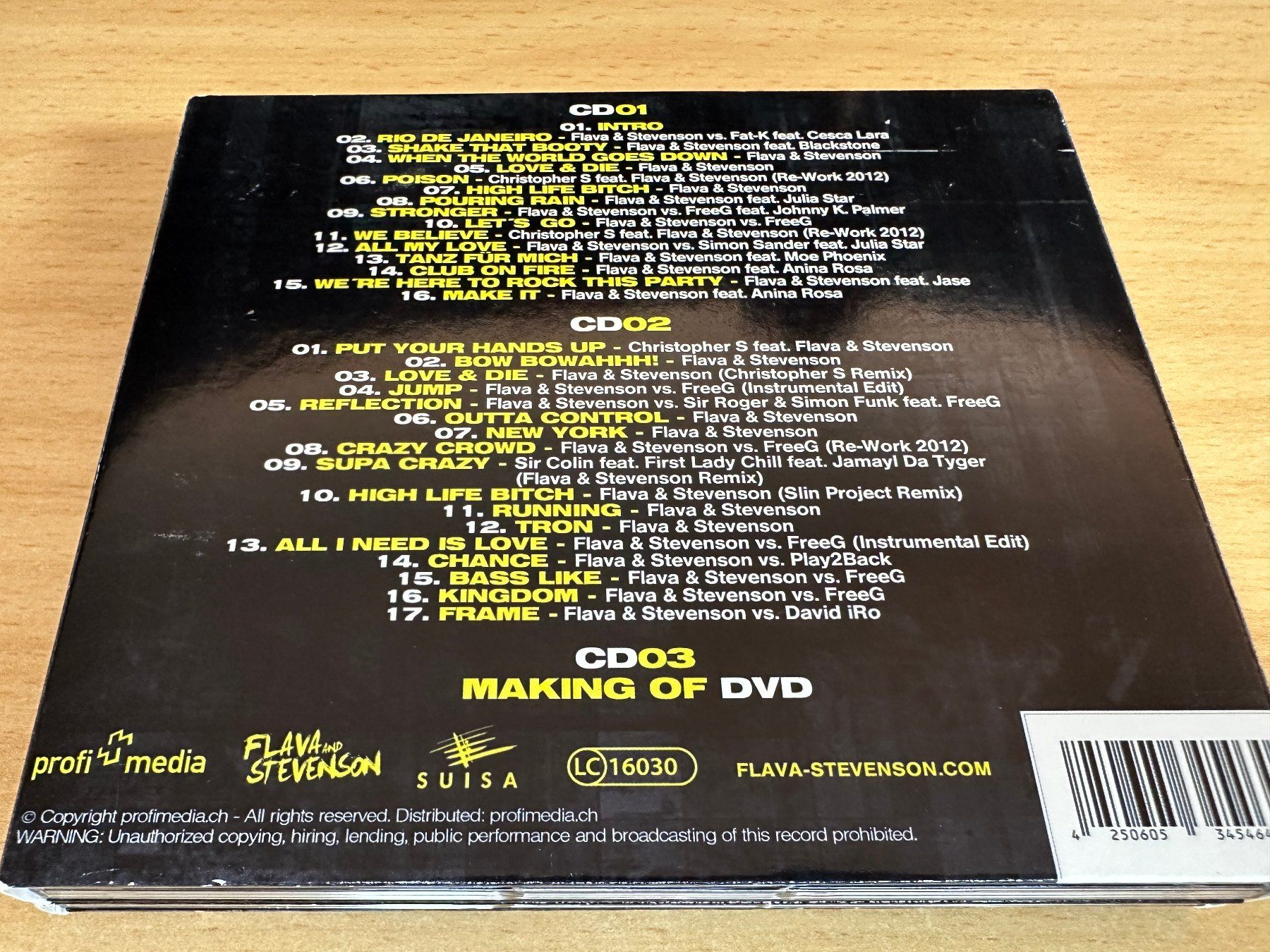 CD: Flava & Stevenson  - Yellow - 2 CDs + DVD – Usato da Rikon im Tösstal venduto da Alpenmutz 1