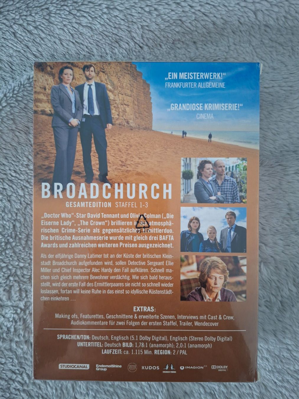 Alle DVDs: BROADCHURCH  1 - 3  NEU !! – Gebraucht aus Aesch BL von Burschi59 1