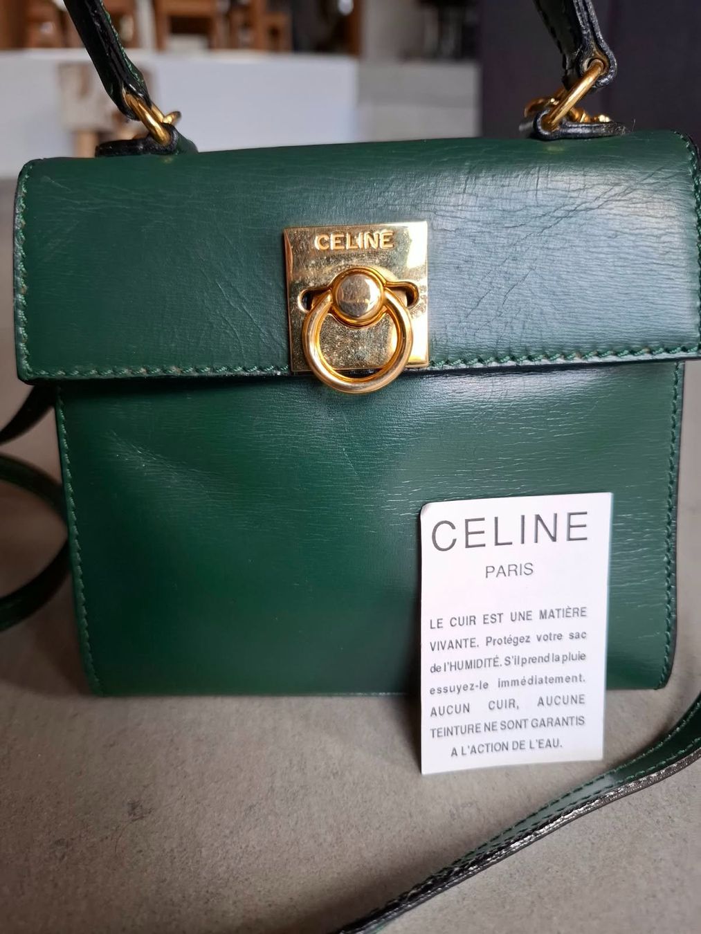 Celine Taschen für Damen: Celine Kelly Mini dark green – Gebraucht aus Zug von Katenths 5