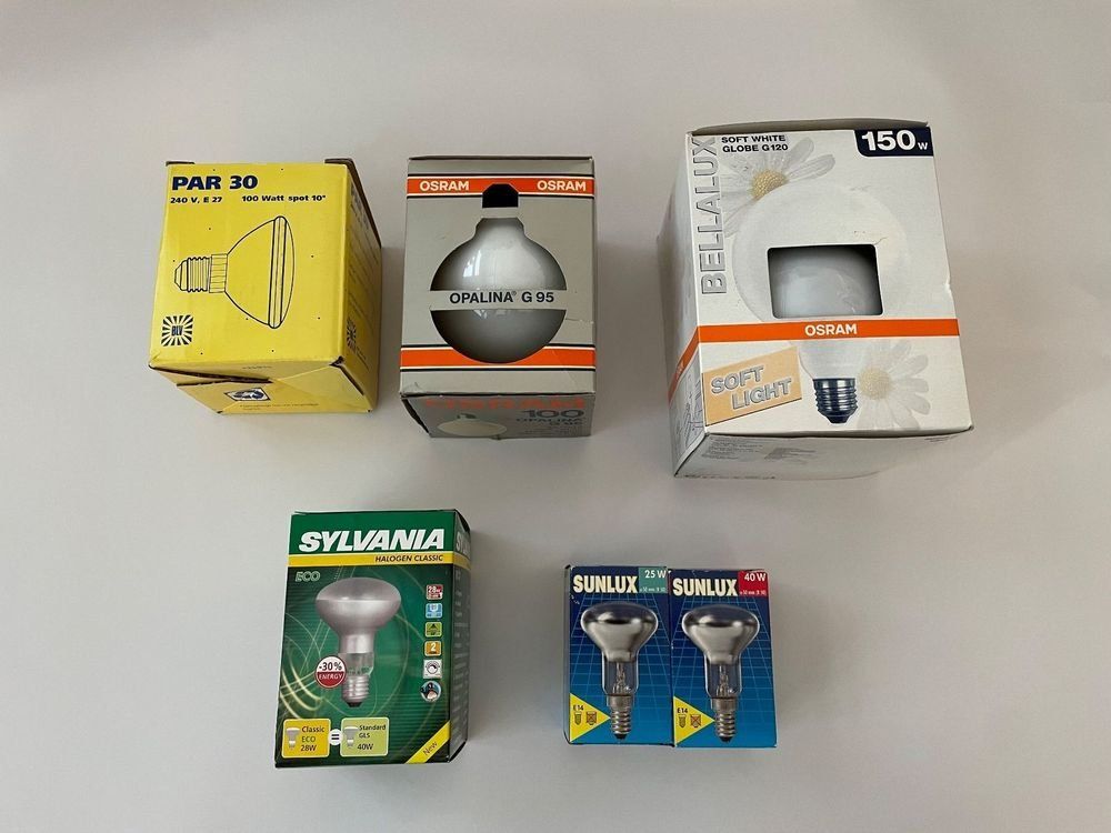 Lampen: Globe & Reflektor Lampen (6 Stück) – Neu (gemäss Beschreibung) aus Neunkirch von liquidationen_8152