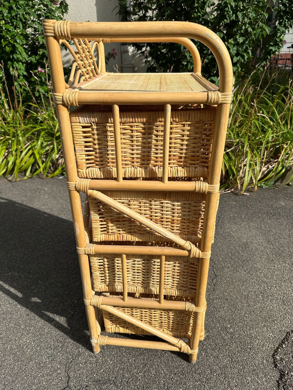 Scaffali: Rattanregal Kommode mit 4 Schubladen – Usato da Zürich venduto da atlantis77 5