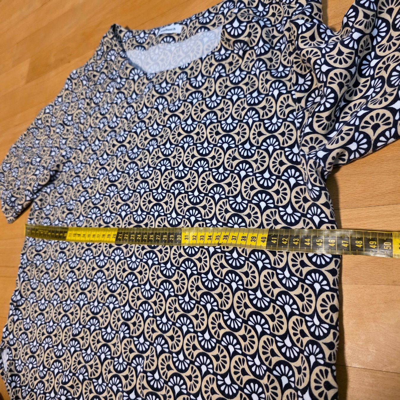 Walbusch Camicette: Walbusch Viskose Bluse mit Muster Gr. M – Usato da Wald ZH venduto da CapLux 4