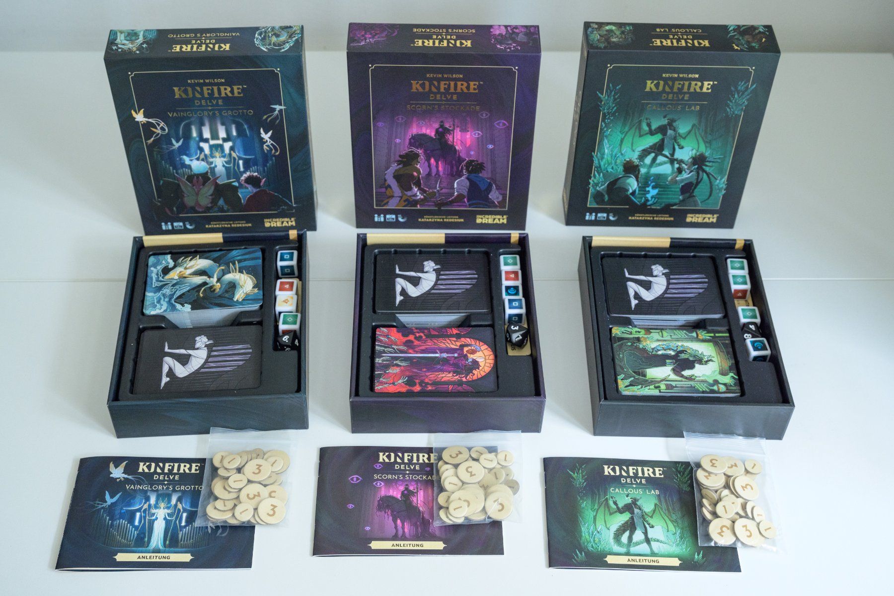 Jeux: Kinfire Delve - alle drei Varianten DE – D'occasion à Basel par Baesti 1
