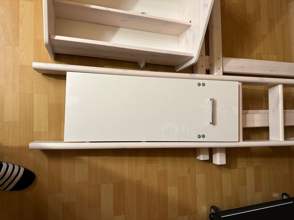 FLEXA Hochbett Erhöhung inkl. Pult (ohne Bettrahmen & Bett) (D'occasion ...