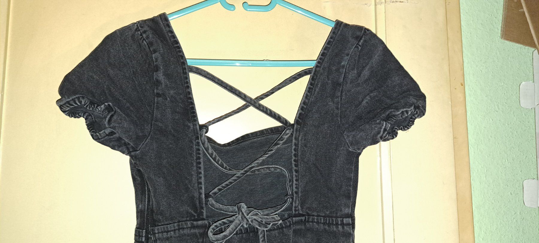 Hollister Vestiti: Jolie robe jeans noire – Usato da Genève venduto da Axelle333 4