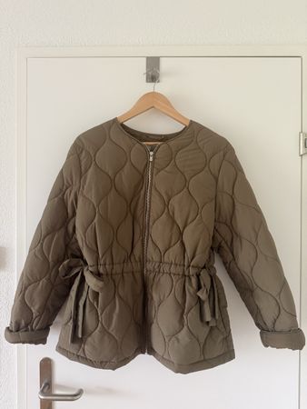 H&M Steppjacke, Khaki Grösse M, Übergangsjacke Herbst