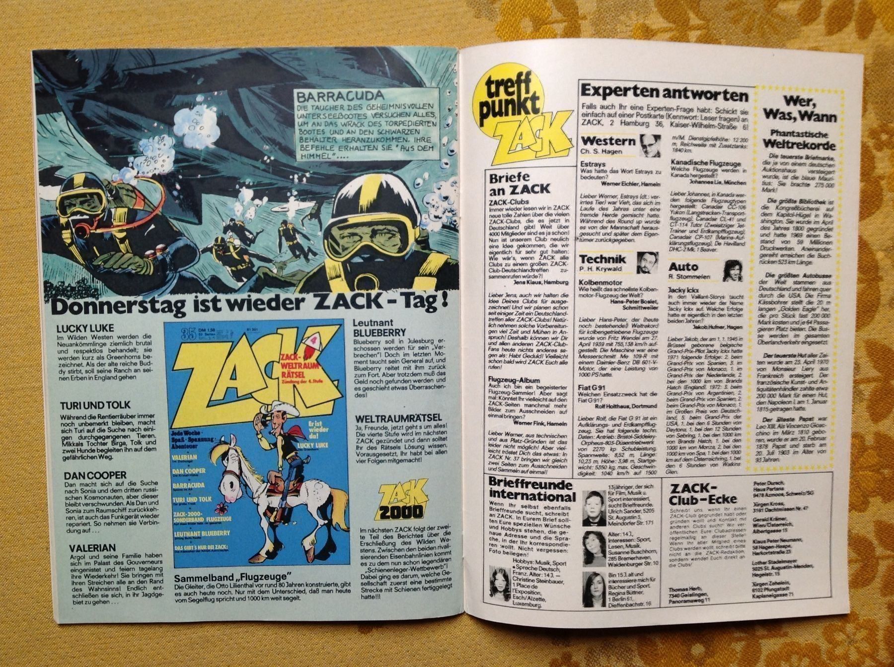 Fumetti: Zack Heft Nr 34 von 1973 – Usato da Endingen venduto da nathan05 8