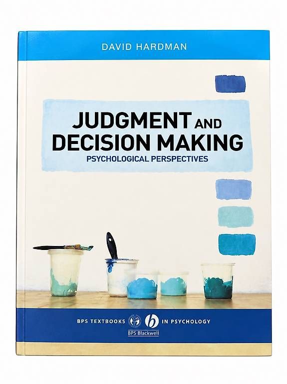 Libri: Judgment and Decision Making Hardman NEU – Nuovo e nell'imballaggio originale da Olten venduto da Schrankperle
