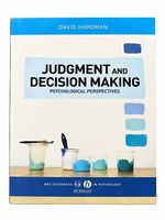 Judgment and Decision Making Hardman NEU