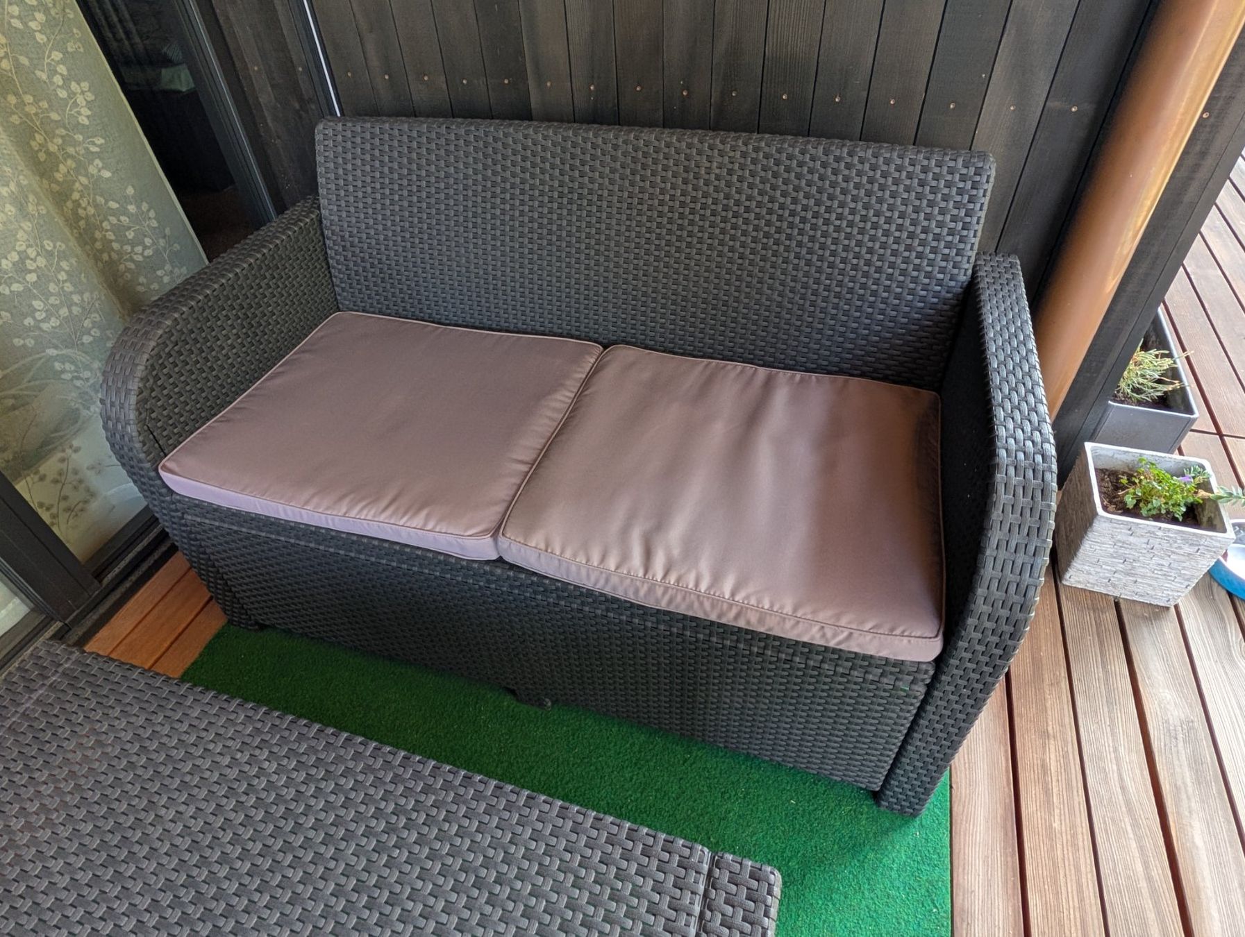 Jysk Tischset: Poly-Rattan Gartenlounge – Gebraucht aus Kriens von rob_whz8 1