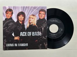 ACE OF BASE tolle rare Single Living in danger 90's Kult
