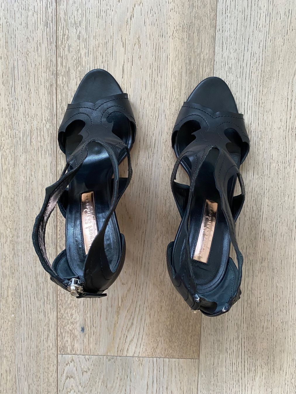 Damenschuhe: RUPERT SANDERSON Black sandals, EU 39.5 – Gebraucht aus Grand-Lancy von catallegra1976 4
