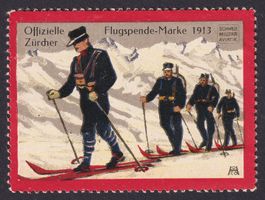 Flugspende Vignette 1913.1H Type III ungebraucht *