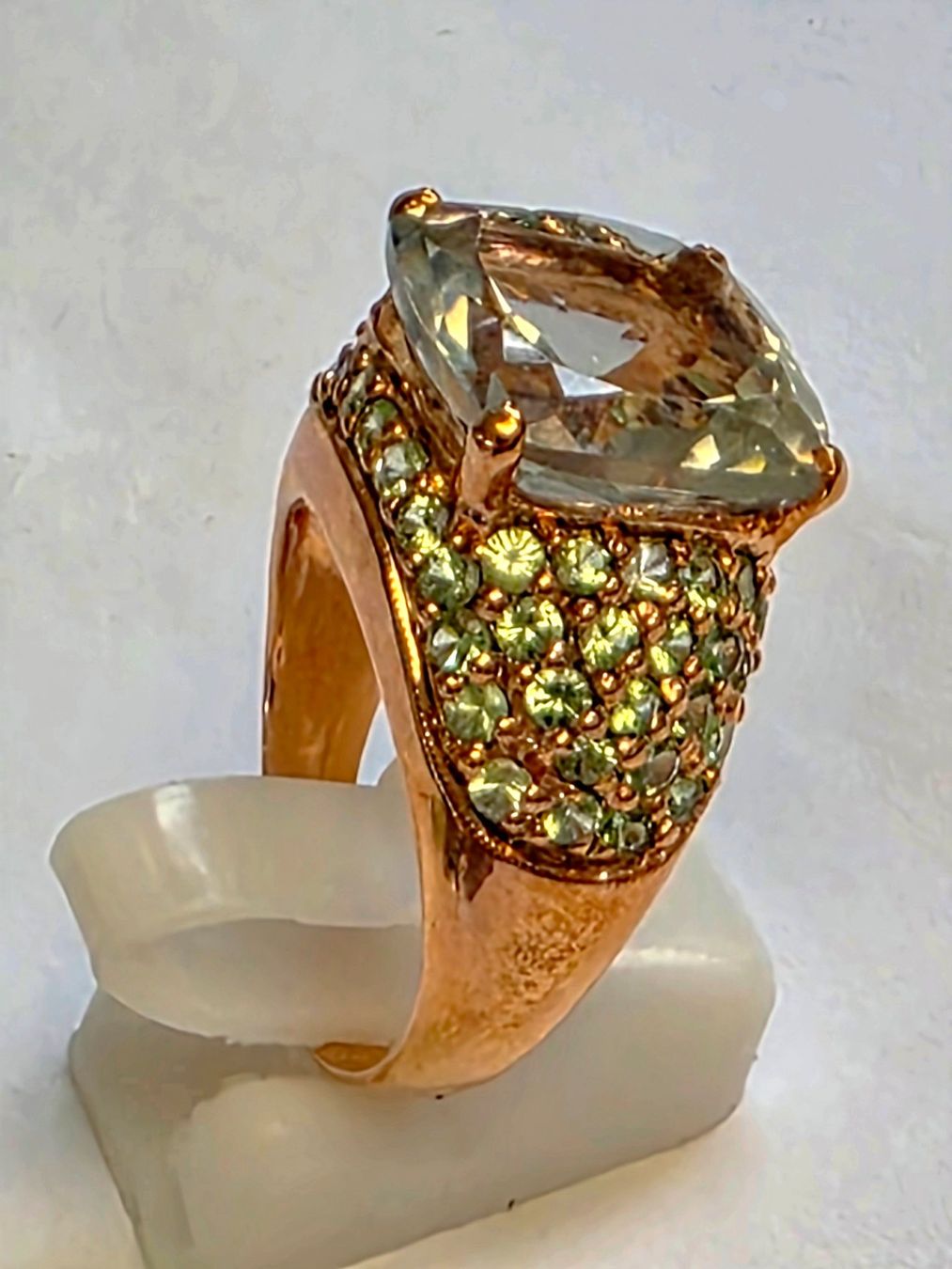 Bagues: Prasiolith Fingerring – Neuf (Voir description) à Zürich par Benedikt21 5