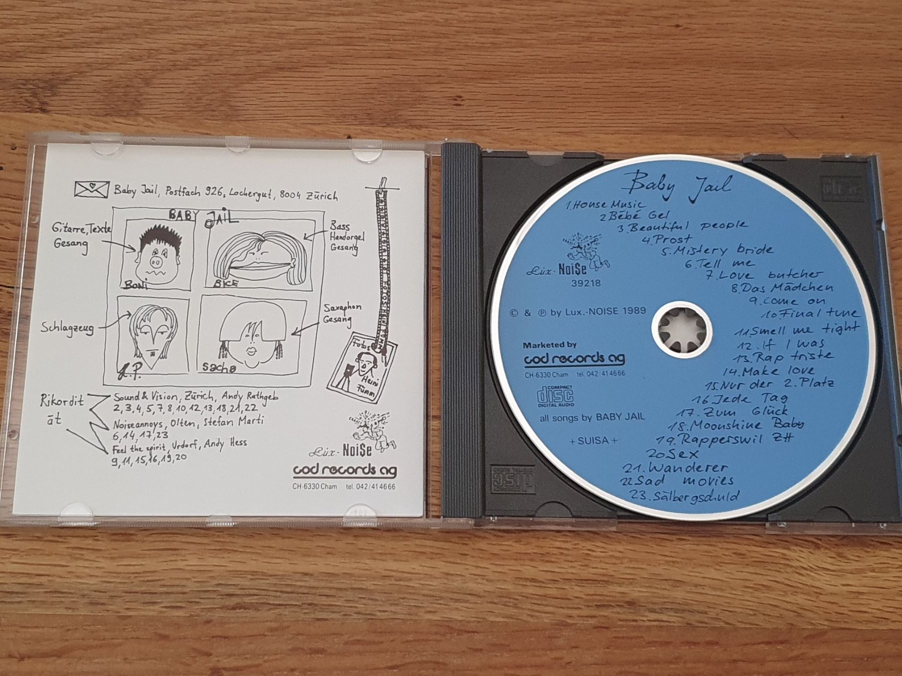 CD: Baby Jail - Bébé Gel - CD – Usato da Auenstein venduto da Trilos 2
