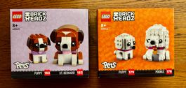 LEGO BrickHeadz Pets 40543 Bernhardiner 40546 Pudel