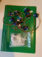 Lot of 10 SG90 Micro Servos With Accessories - Untested