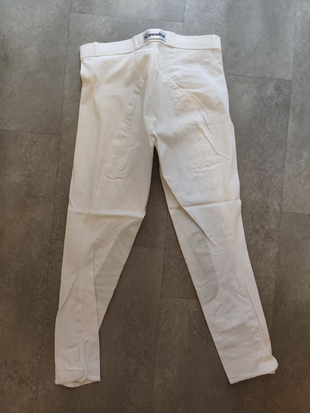 Pantaloni: Cavallo Derbylow Reithose, weiss, Gr. 80 – Usato da Muri b. Bern venduto da Vuissens 2